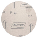 Norton Klett-Schleifscheibe 150 mm ungelocht K40 für...