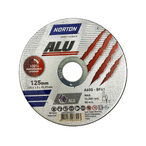 Norton Aluminium Trennscheibe  125x1,0x22,23 mm für Winkelschleifer
