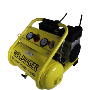B-Ware WELDINGER FK128 compact Flsterkompressor  980 W Druckregler beschichteter Tank