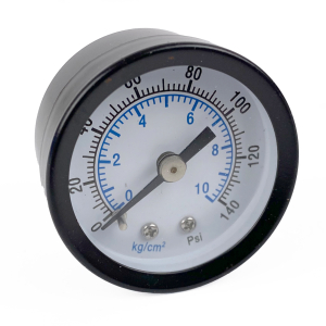 WELDINGER Manometer 40 mm Echtglas für Druckluftregler 1/8