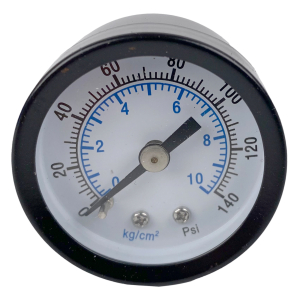 WELDINGER Manometer 40 mm Echtglas für Druckluftregler 1/8