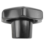 DOLD Mechatronik Drehbarer Zylindergriff – Schwarz, Duroplast, 31mm X M12, 102mm Länge, Glänzend – Stabil Und Hitzebeständig Maschinengriff Schwarz