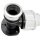 20mm PP Wandhalter Wandscheibe Innengewinde 1/2" V2A Ring