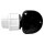 20mm PP Wandhalter Wandscheibe Innengewinde 1/2" V2A Ring