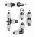 Fittingsset 2  für 16 mm PE-Schlauch...