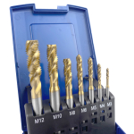Maschinengewindebohrer Set M3-M12 TIN ohne Bohrer DIN 371...