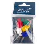 Farbkappen für Pica DRY Longlife Automatic Pen (5er-Set Drückerknöpfe)