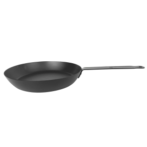 Schmiedeeiserne Pfanne aus Karbonstahl für Gasgrills Induktionsfelder Outdoorkocher (30 cm)