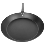 Schmiedeeiserne Pfanne aus Karbonstahl für Gasgrills Induktionsfelder Outdoorkocher (30 cm)
