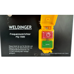 WELDINGER Frequenzumrichter FQ-1500 mit Not Aus Fußpedal für Motoren bis 1500 W