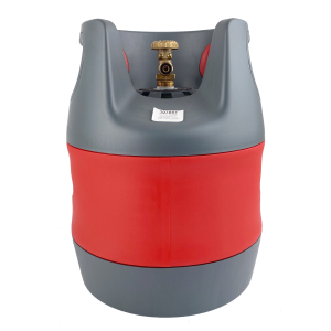 Gasflasche Propan-Butan Composit 11kg (24,5L LPG) ohne OPD Hexagon