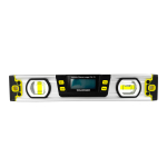 DW25 Digitale Magnet-Wasserwaage 25cm in Tasche mit Winkel-Messfunktion und LCD-Display WELDINGER