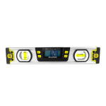 DW25 Digitale Magnet-Wasserwaage 25cm in Tasche mit Winkel-Messfunktion und LCD-Display WELDINGER