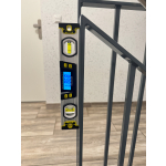 DW25 Digitale Magnet-Wasserwaage 25cm in Tasche mit Winkel-Messfunktion und LCD-Display WELDINGER