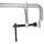 WELDINGER Schlosser-Schraubzwinge Ganzstahl 120x600 mm mit beweglicher Druckplatte