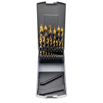 Tornado Spiralbohrer mit Stufenspitze Set 1-13mm 25...
