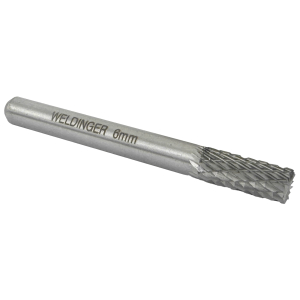 HM Frässtift Typ B 6 mm für Metall für Geradschleifer 6 mm Schaft
