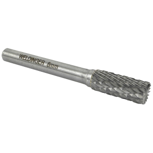 HM Frässtift Typ B 8 mm für Metall für Geradschleifer 6 mm Schaft
