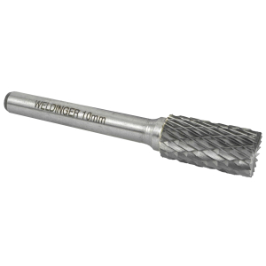 HM Frässtift Typ B 10 mm für Metall für Geradschleifer 6 mm Schaft