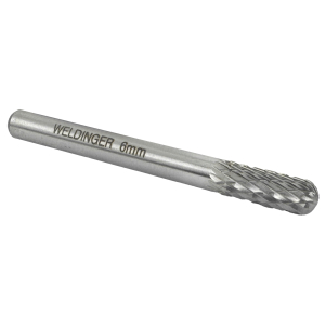 HM Frässtift Typ C 6 mm für Metall für Geradschleifer 6 mm Schaft