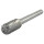 HM Frässtift Typ C 10 mm für Metall für Geradschleifer 6 mm Schaft