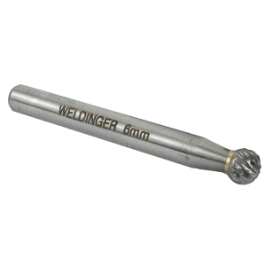 HM Frässtift Typ D 6 mm für Metall für Geradschleifer 6 mm Schaft