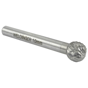 HM Frässtift Typ D 10 mm für Metall für Geradschleifer 6 mm Schaft