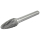 HM Frässtift Typ F 10 mm für Metall für Geradschleifer 6 mm Schaft