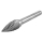HM Frässtift Typ G 10 mm für Metall für Geradschleifer 6 mm Schaft