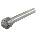 HM Frässtift Typ K 10 mm für Metall für Geradschleifer 6 mm Schaft