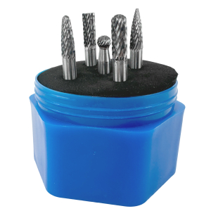 HM Frässtifte SET 6mm B C D F G für Metall für Geradschleifer 6 mm Schaft