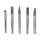 HM Frässtifte SET 6mm B C D F G für Metall für Geradschleifer 6 mm Schaft