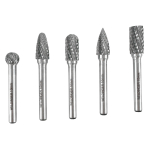 HM Frässtifte SET 10mm B C D F G  für Metall für Geradschleifer 6 mm Schaft
