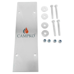 Konterplatte für CAMPKO Gasflaschen Halter inklusive...