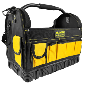 Werkzeugtasche Hard Base 24x35x40 mit stabilem Rohrgriff von WELDINGER