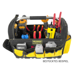 Werkzeugtasche Hard Base 24x35x40 mit stabilem Rohrgriff von WELDINGER