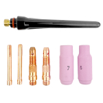 WP26 flexpro control 4 m 5-polig T50 WIG Schlauchpaket flexible Biegung 13 mm Stecker Gas NW5 WELDINGER