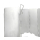 Windschutz faltbar aus Aluminium für Grill + Kocher 240x840 mm 10-teilig