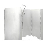 Windschutz klappbar aus Aluminium für Grill + Kocher 82x24 cm 10-teilig