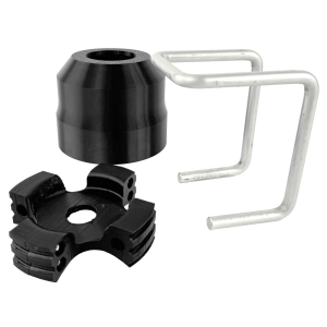 Ventilschutz 2kg Profill Aluflasche mit  abnehmbaren Alugriff und Schraubdeckel