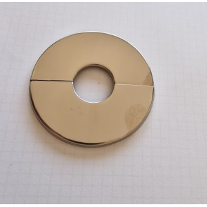 Abdeckrosette flach   teilbar für 1/2" Eckventil