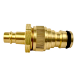 Entwässerungs-Adapter Druckluft/Wasser (für Gardena) aus Messing