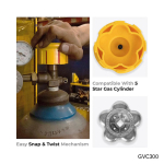 Strong Hand EZ-View GVC300 Gasflaschenventil-Anzeigen