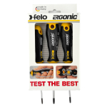 FELO Schraubendrehersatz  ERGONIC 408 3-teilig TORX 10 15 20