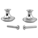 2x Metall-Möbelknopf Knauf Durchmesser 27,5 x 23mm...