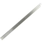 WELDINGER Edelstahllineal 500 mm lang 5er-Pack