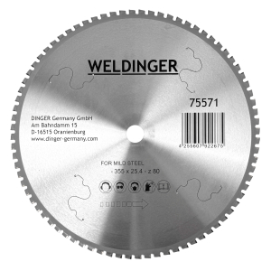 Ersatzsägeblatt 355x88Z für MS-358 vario pro Metallkreissäge von WELDINGER