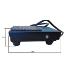 flacher Metall-Fußschalter FS 1 2-polig für Schweißgerät AN/AUS von WELDINGER 10A 240V