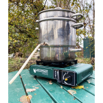 GARDINGER Gaskartuschenkocher CAMP Allgas Set mit Grillplatte und vier Kartuschen CP250
