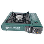 GARDINGER Gaskartuschenkocher CAMP Allgas Set mit Grillplatte und vier Kartuschen CP250